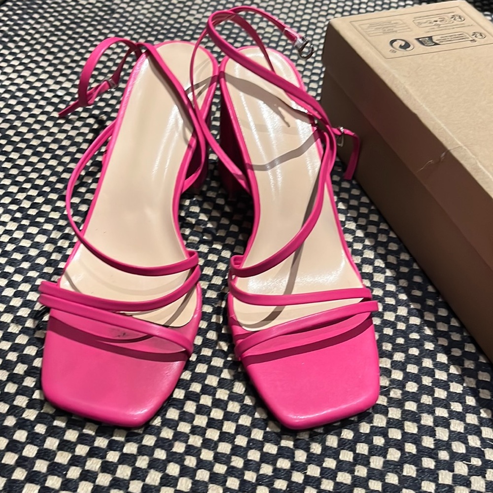 Hot pink heels
